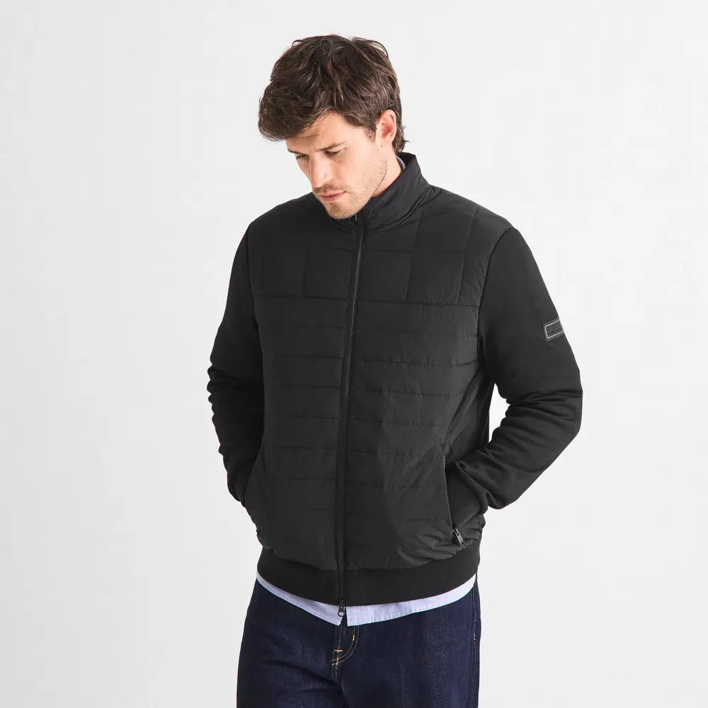 Barbour International Men's Collins Baffle Hybrid Jacket detail 3