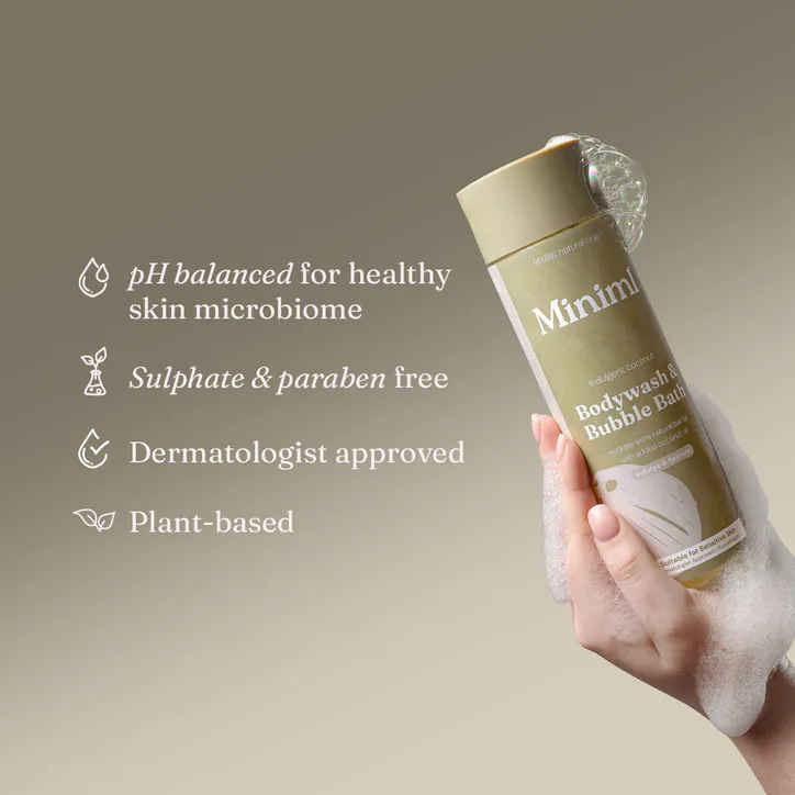 Miniml Body Wash & Bubble Bath Indulgent Coconut 400ml detail 3