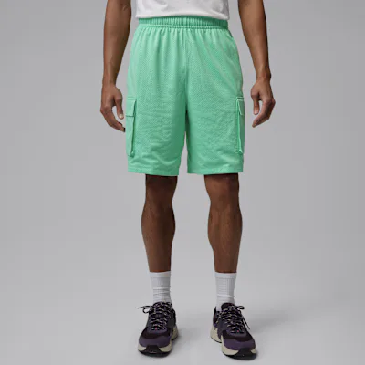 Jordan Brooklyn Men's Festival Cargo Shorts - Green Glow/Pale Ivory