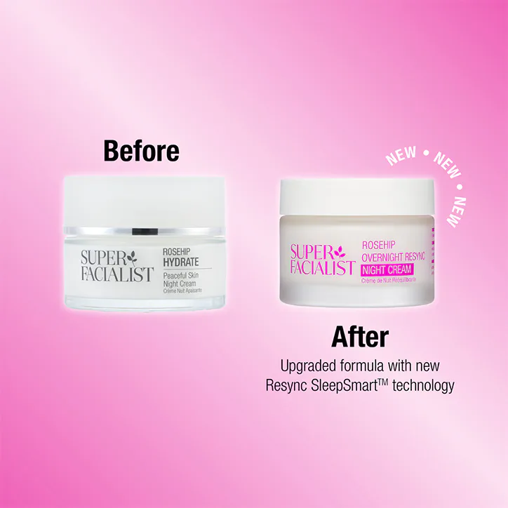 Super Facialist Rosehip Overnight Resync Night Cream 50ml detail 2