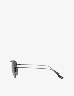 DITA DTS100 Aviator-Frame Metal Sunglasses detail 2