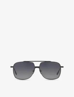 DITA DTS100 Aviator-Frame Metal Sunglasses