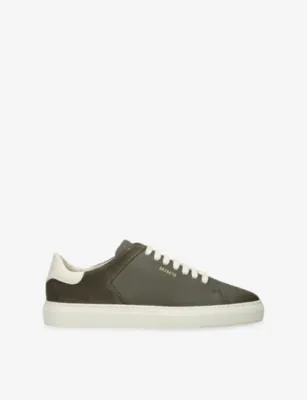 AXEL ARIGATO Clean 90 Split Leather Trainers - EUR 44 / 10 UK MEN in KHAKI – Mens | Trainers | Lace up trainers