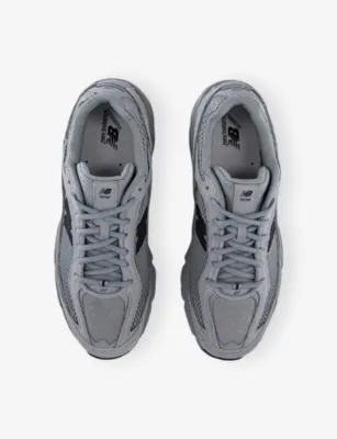 NEW BALANCE 509 Leather And Mesh Trainers - 11.5 in GREY BLACK, additional product view 2