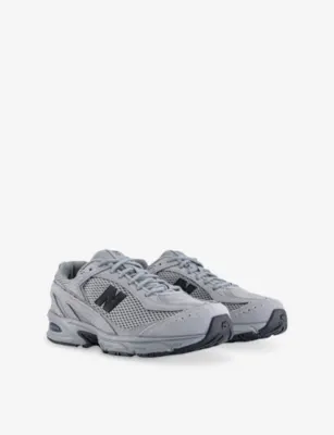 NEW BALANCE 509 Leather And Mesh Trainers - 11.5 in GREY BLACK, additional product view 3