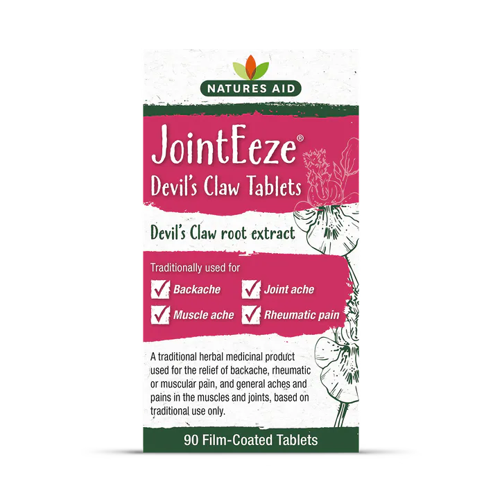 Natures Aid JointEeze 300mg Devils Claw tablets 300 mg 90 Tablets