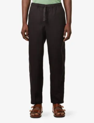 ORLEBAR BROWN Alex Tapered-Leg Linen Trousers detail 3