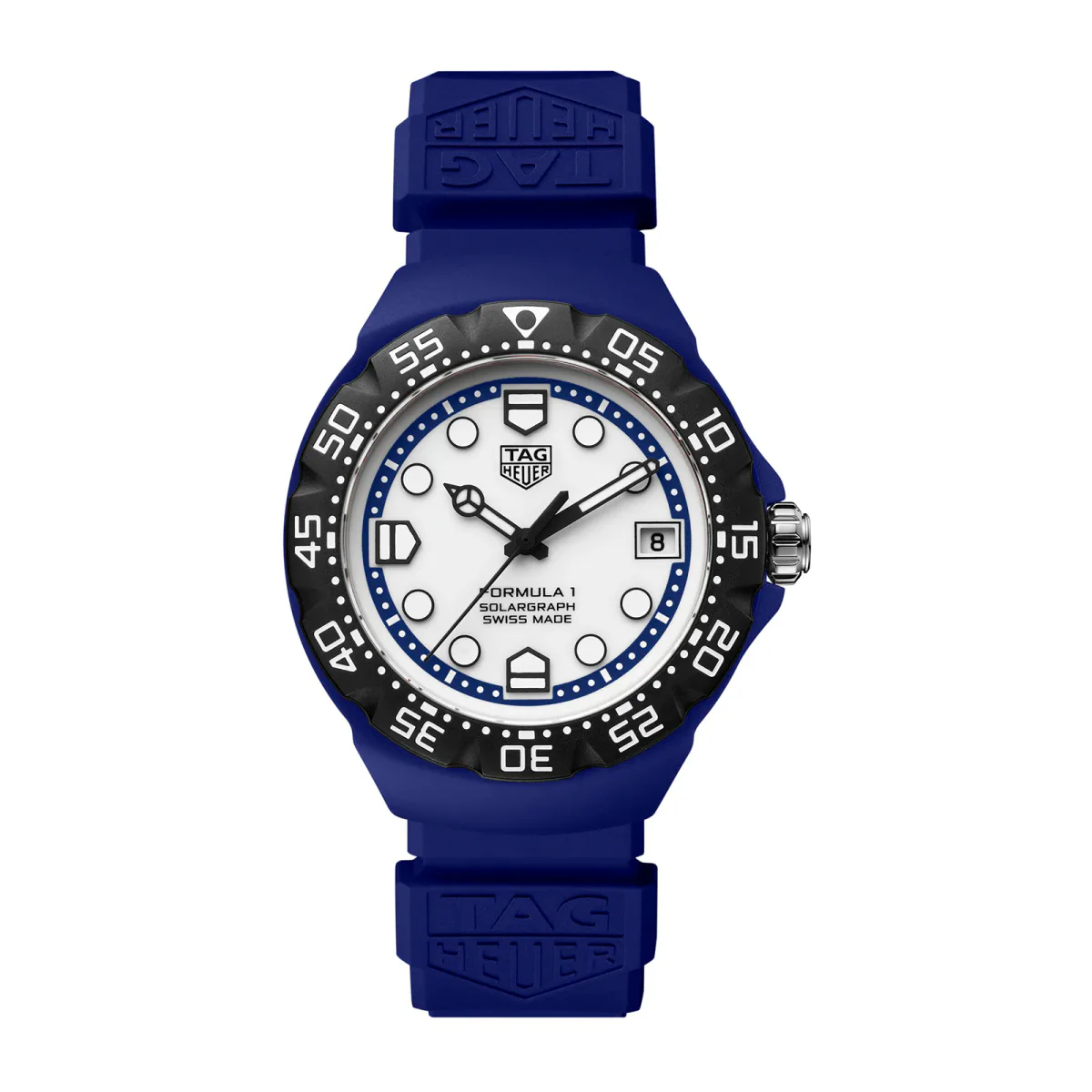 TAG Heuer Formula 1 Solargraph Limited Edition 38mm Mens Watch Blue