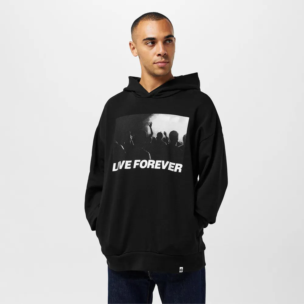 Pretty Green Men's PG Live Forever Hoodie detail 3