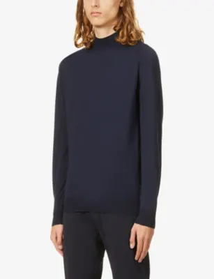 JOHN SMEDLEY Harcourt high-neck wool jumper