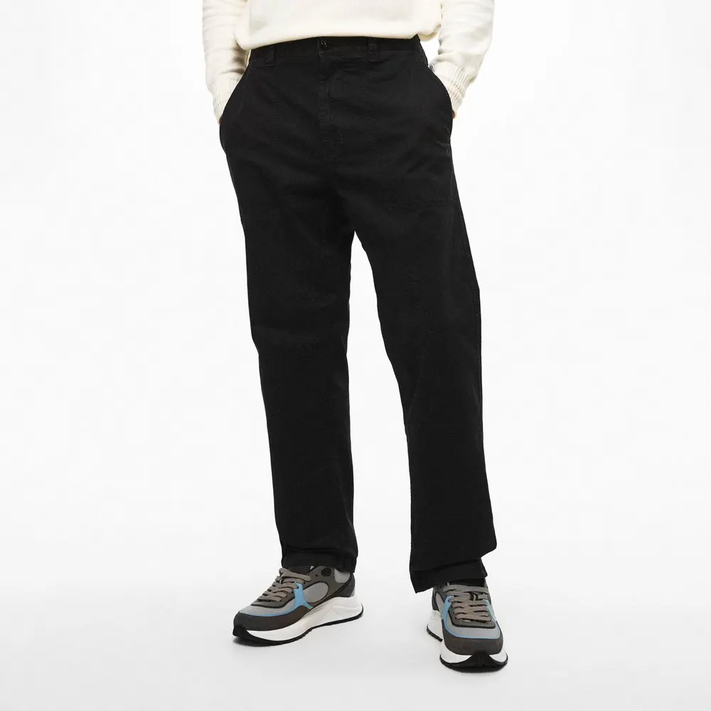 Stone Island Men's Patch Chinos detail 3