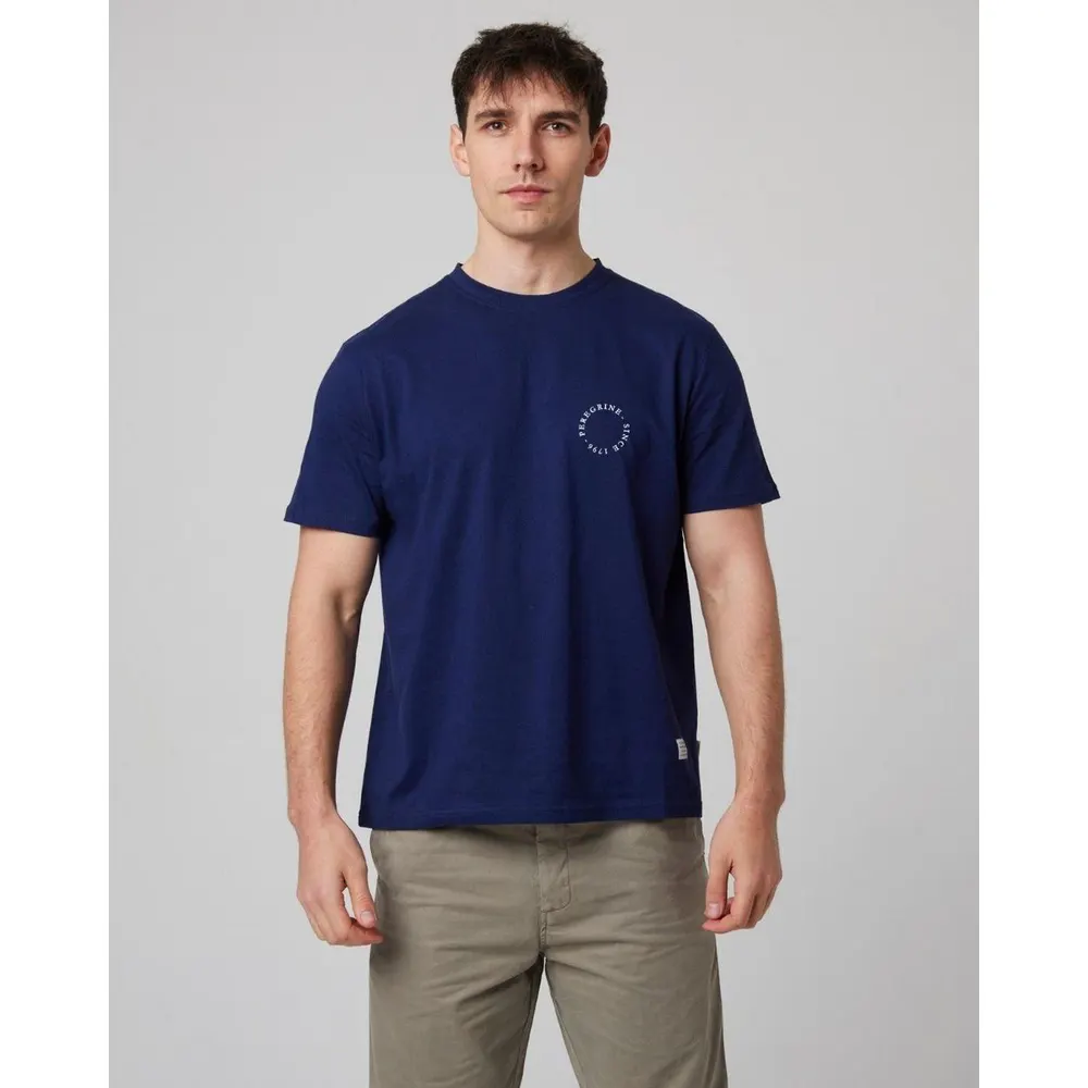 Peregrine Peregrine Graphic T-Shirt in Navy, additional product view 2