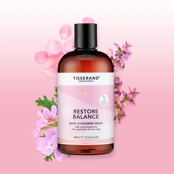 Tisserand Restore Balance Bath & Shower Wash 400ml detail 2