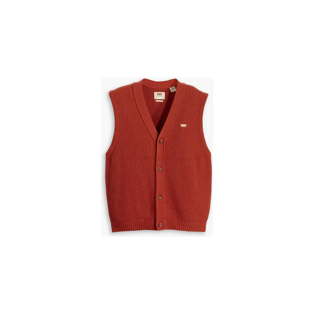 Levis Men's Rincon Button-Down Knitted Sweater Vest