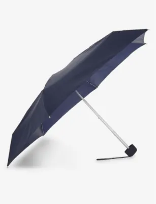 FULTON Tiny No.1 Luxury Leopard umbrella in NAVY – Mens | Umbrellas