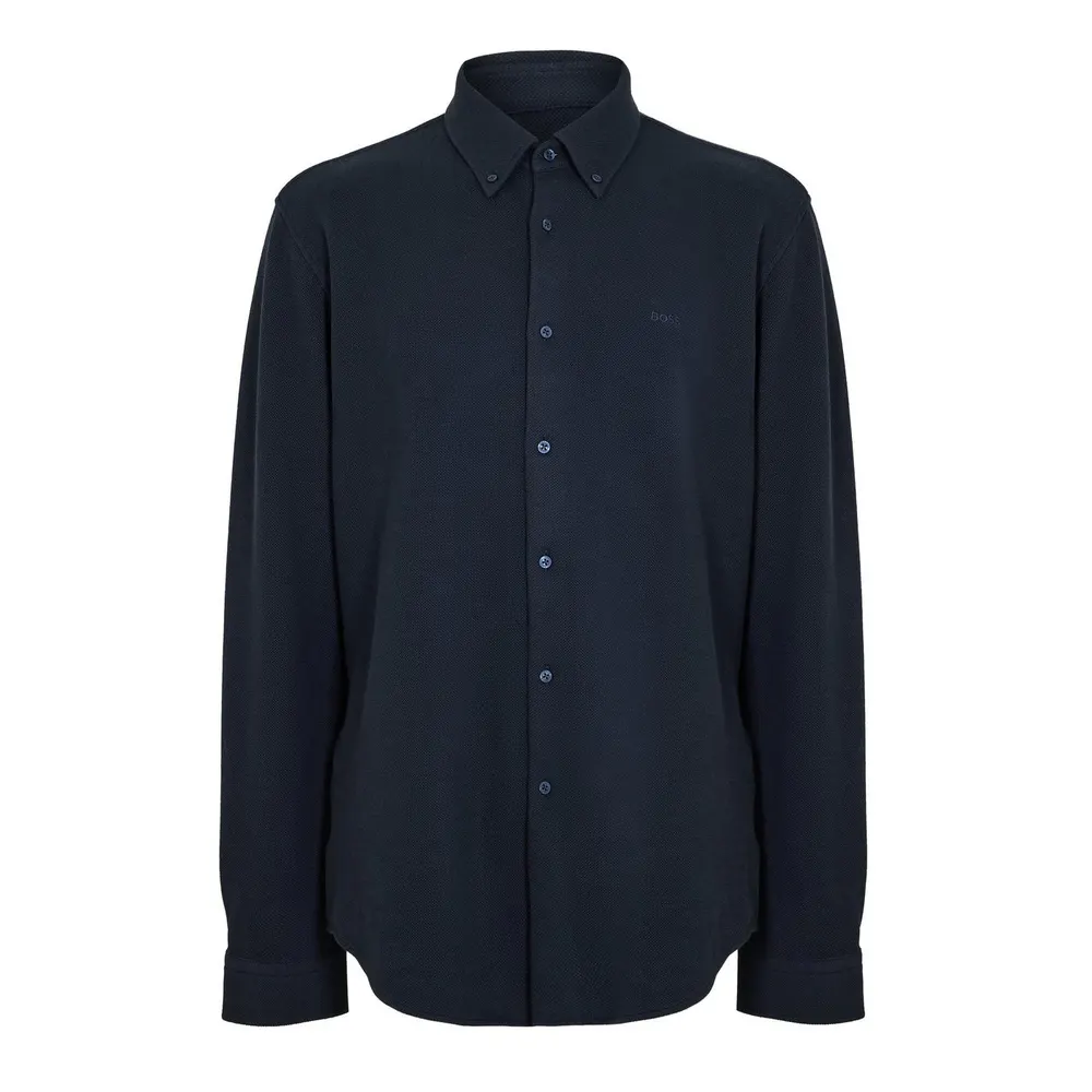 Boss Mens BOSS ORANGE Slim Fit Buttoned Long Sleeve Shirt