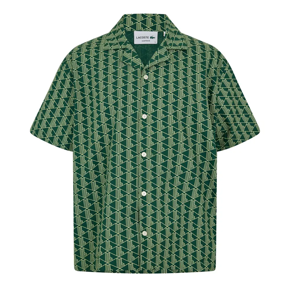 Lacoste Men's Nightshirt in Green 4ZI – Clothing