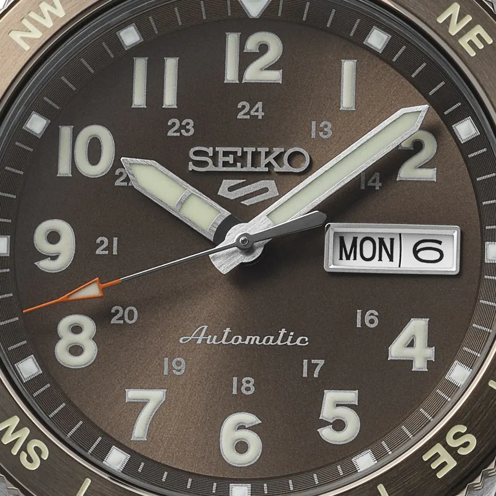 Seiko 5 Sports 5 Sports Field 41mm Mens Watch Coyote Brown in Grey, additional product view 2