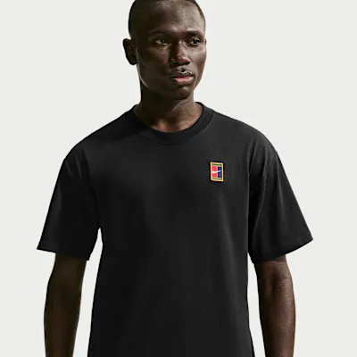 Nike NikeCourt Men's Max90 Tennis T-Shirt - Black