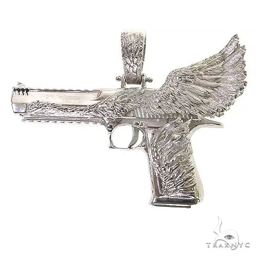 MARYAM - For Him SILVER .925 Silver Desert Eagle Gun Pendant Small 69121 – Pendant
