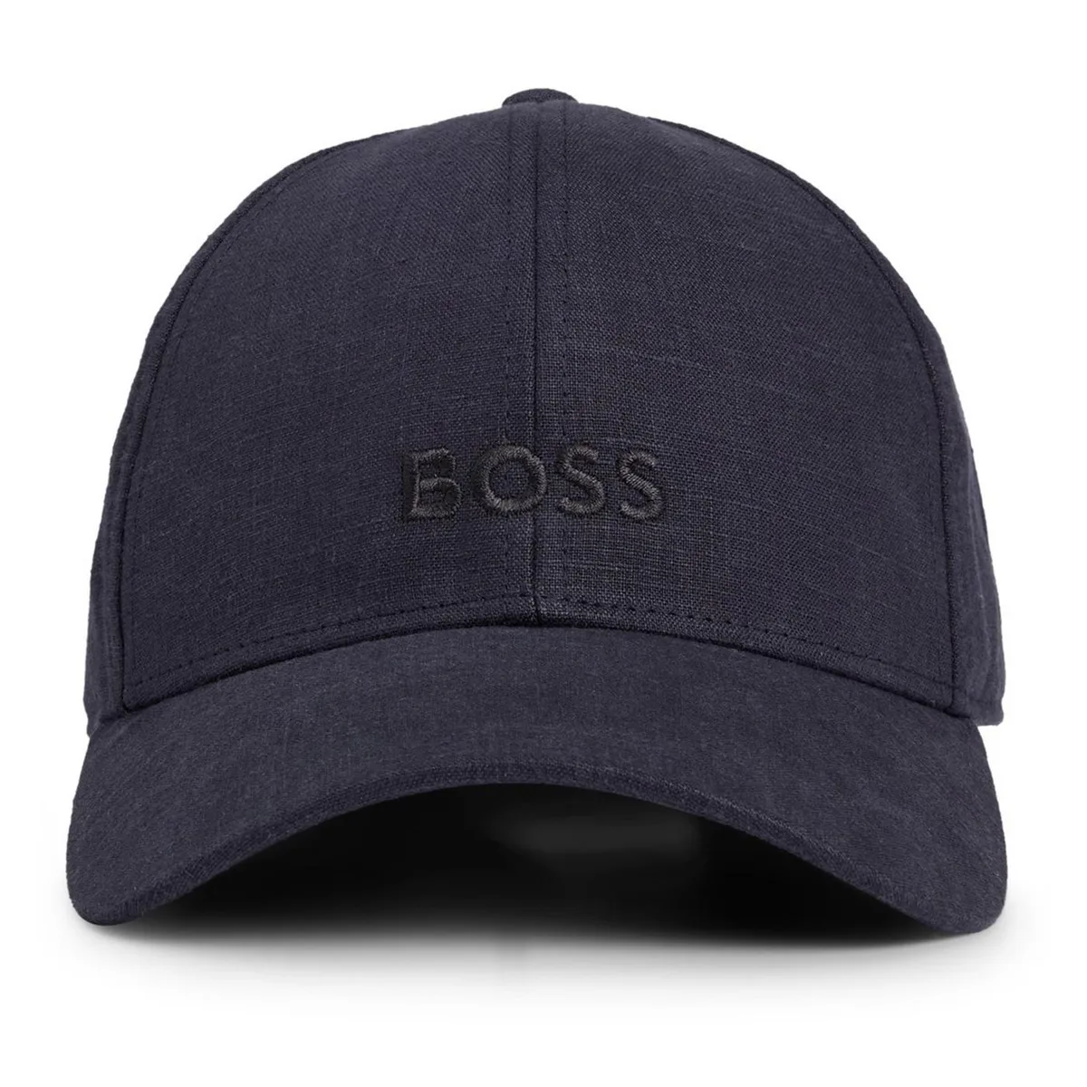 Boss BOSS Linen Baseball Cap with Iconic Logo Detail