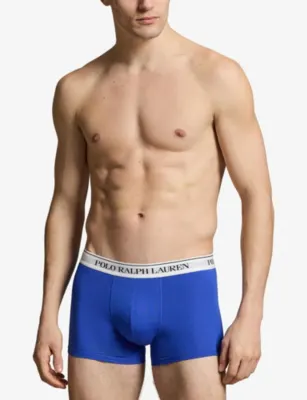 POLO RALPH LAUREN Branded Set of Three Stretch-Cotton Boxers detail 2