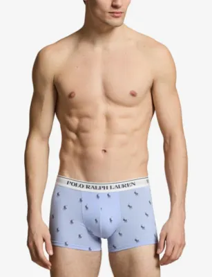 POLO RALPH LAUREN Branded Set of Three Stretch-Cotton Boxers detail 3
