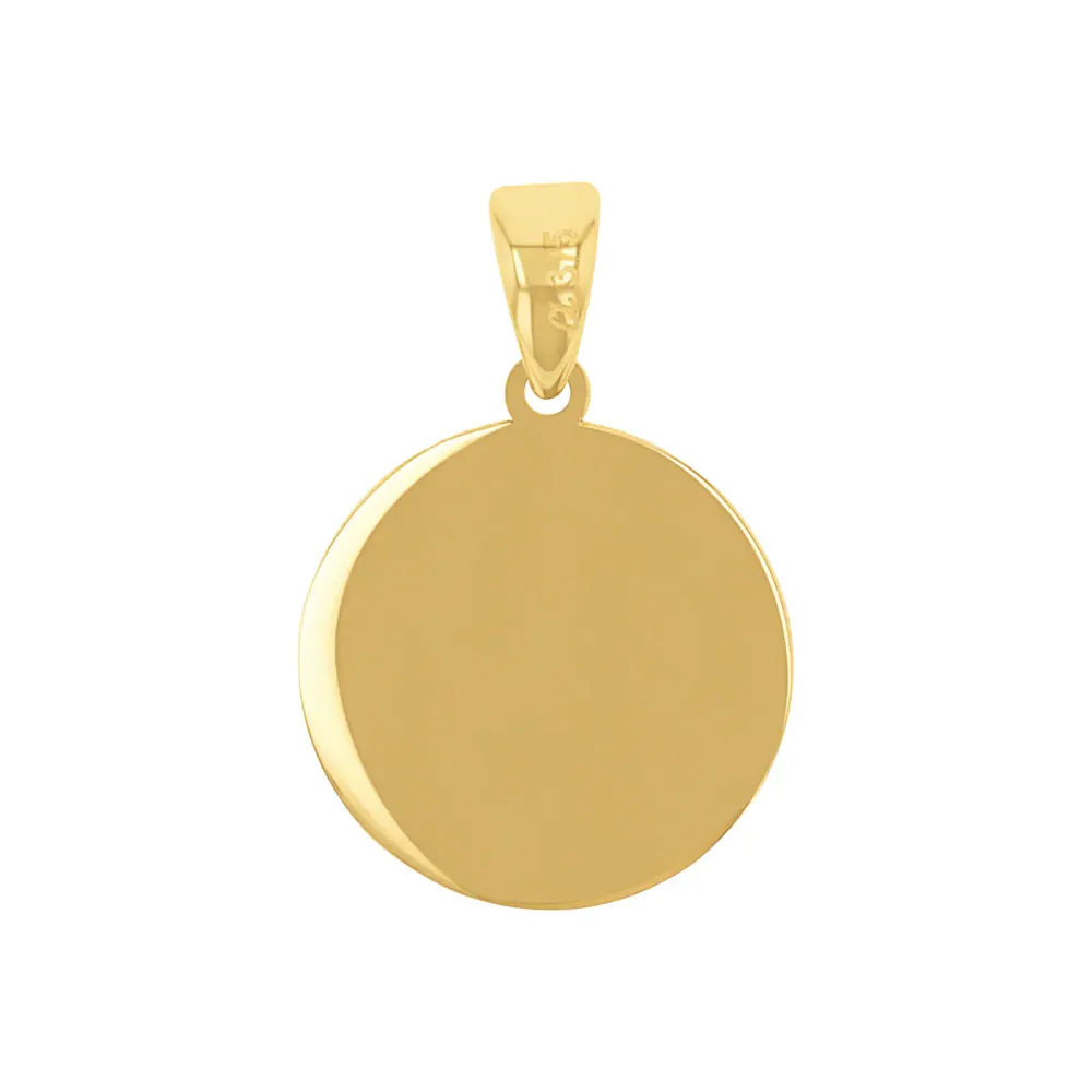 AMOR 9ct Yellow Gold Taurus Zodiac Pendant detail 3