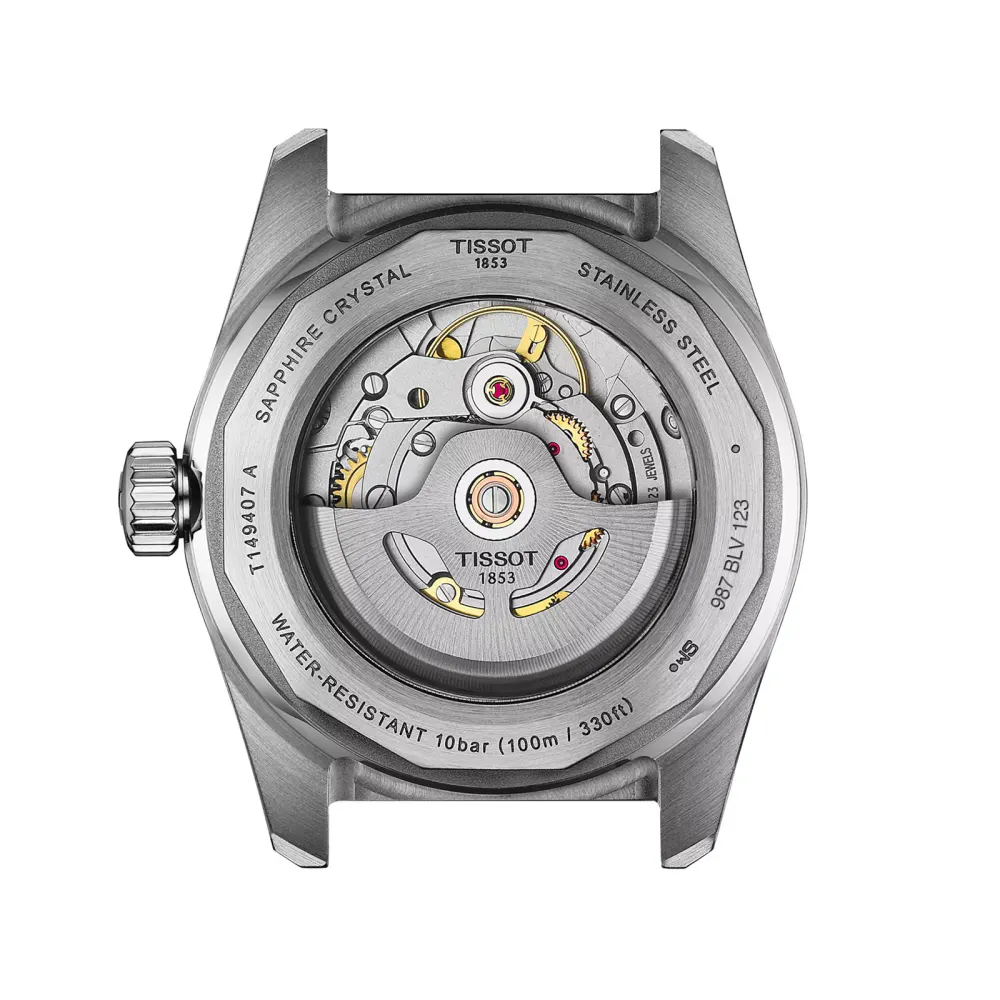 Tissot PRS516 Powermatic 80 38mm Mens Watch Black detail 3