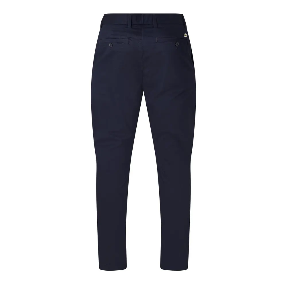 Lacoste Men's Cotton Slim Chinos in Abysm HDE, additional product view 2