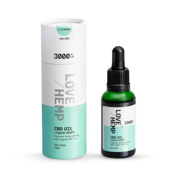 Love Hemp CBD Oil Liquid Drops 3000mg - Natural – Vitamins & Supplements > CBD Vitamins & Supplements > CBD Oil