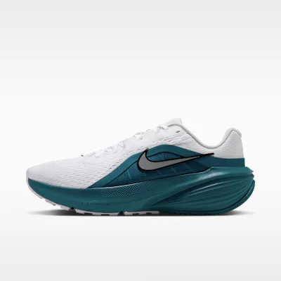 Nike Downshifter 14 Men's Road Running Shoe - White/Bright Spruce/Black/Metallic Silver