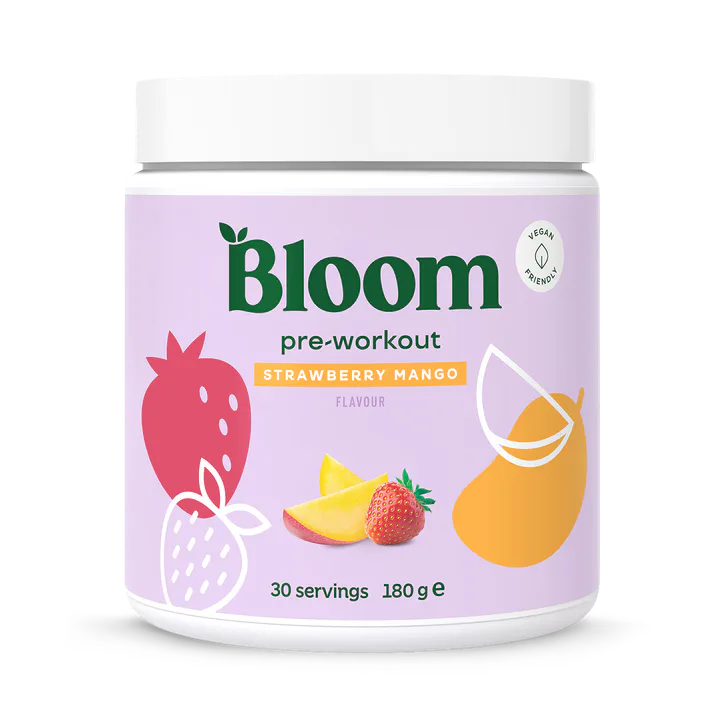 Bloom Pre-Workout Strawberry Mango 186g