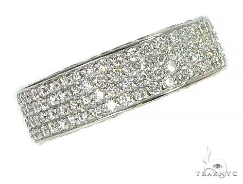 RINA - For Him FACTORY 14K White Gold Diamond Wedding Band 66138 in Rose Gold / 8.5 – Ring