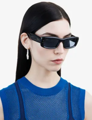 RAY-BAN RB4944 Rectangle-Frame Acetate Sunglasses detail 2