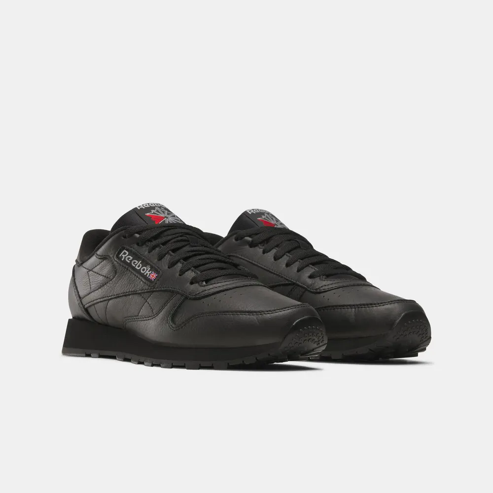 Reebok Reebok Classic Leather/Cblack/Cblack/Pugry in Black, additional product view 3