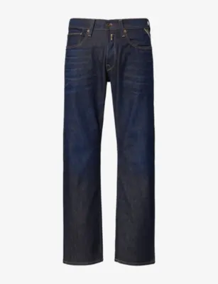 REPLAY Deryck Straight-Leg Denim Jeans - 32/32 in DARK BLUE – Mens | Jeans | Straight Leg