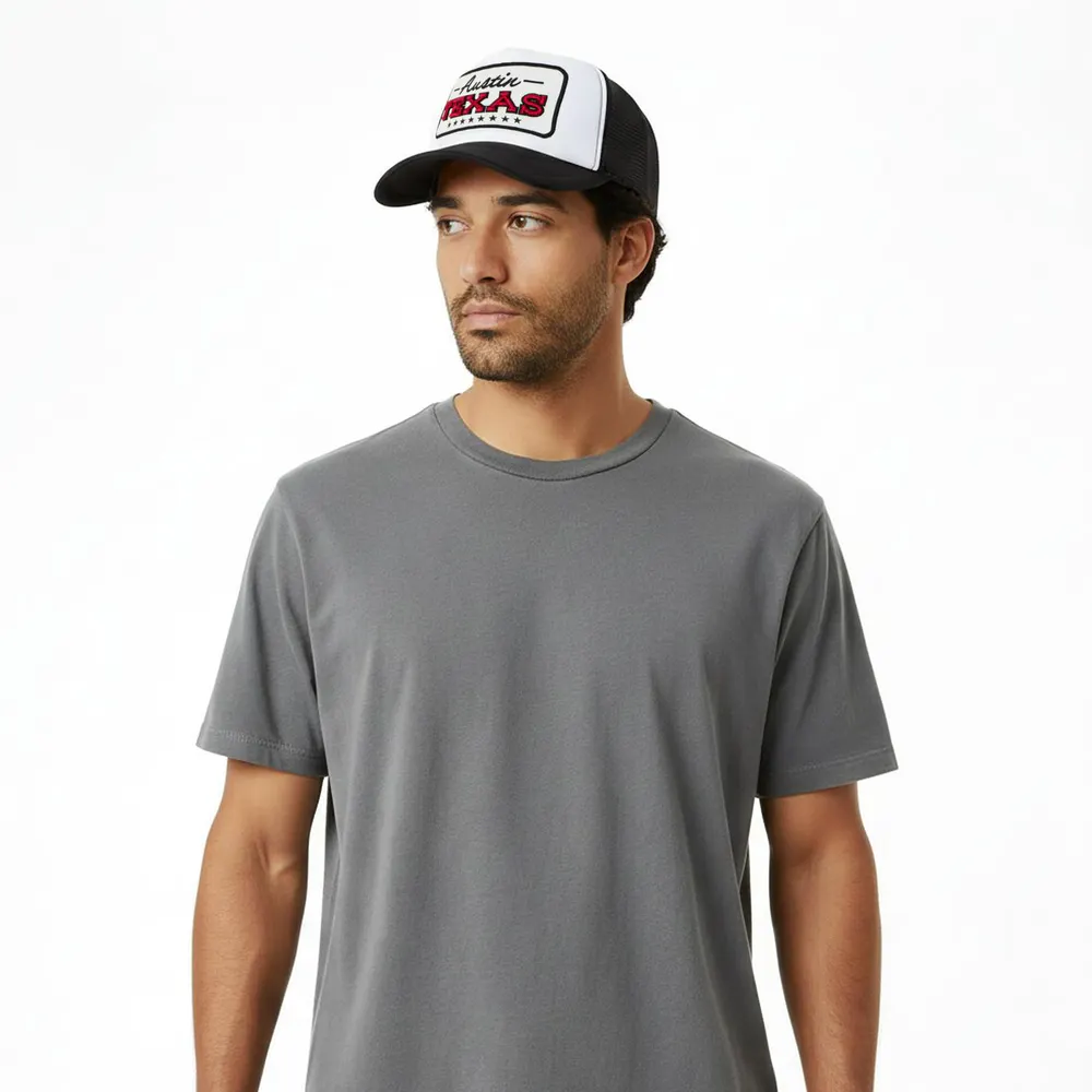 New Era Location Patch Trucker Cap detail 3