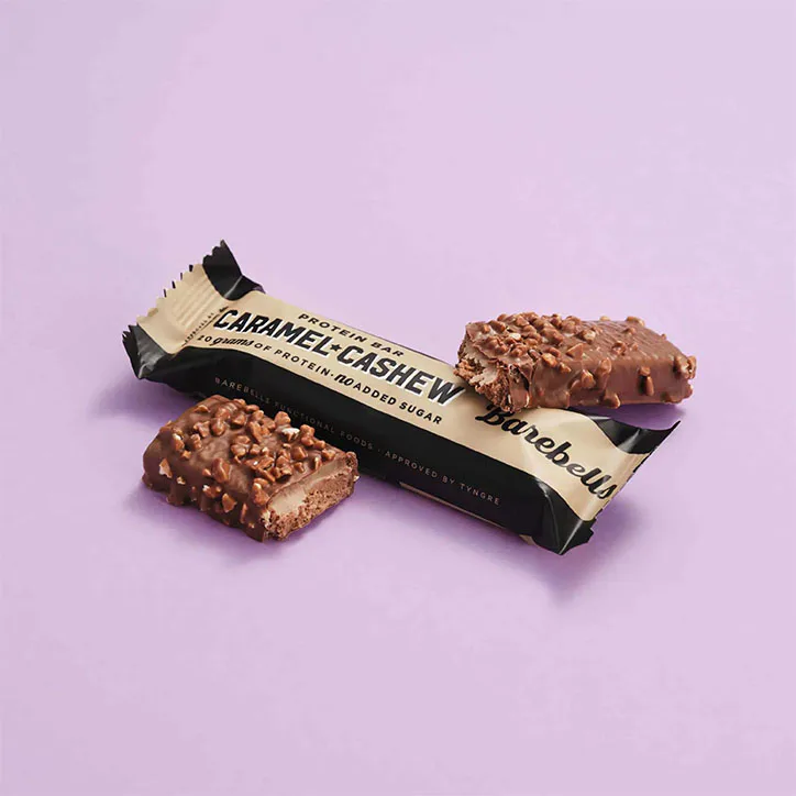 Barebells Protein Bar Caramel Cashew 55g detail 2