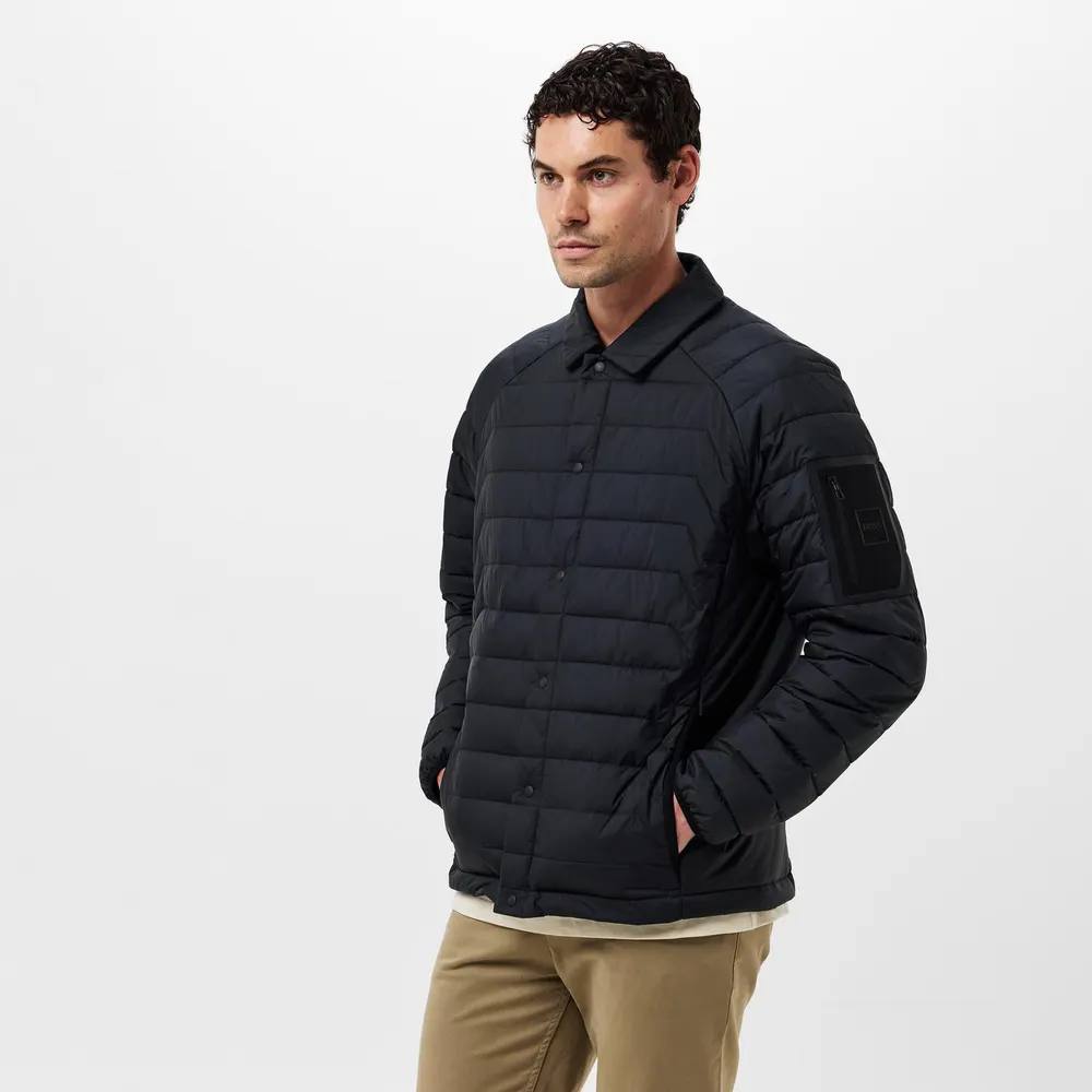Boss Men's Taranis Quilted Medium Puffer Jacket detail 3
