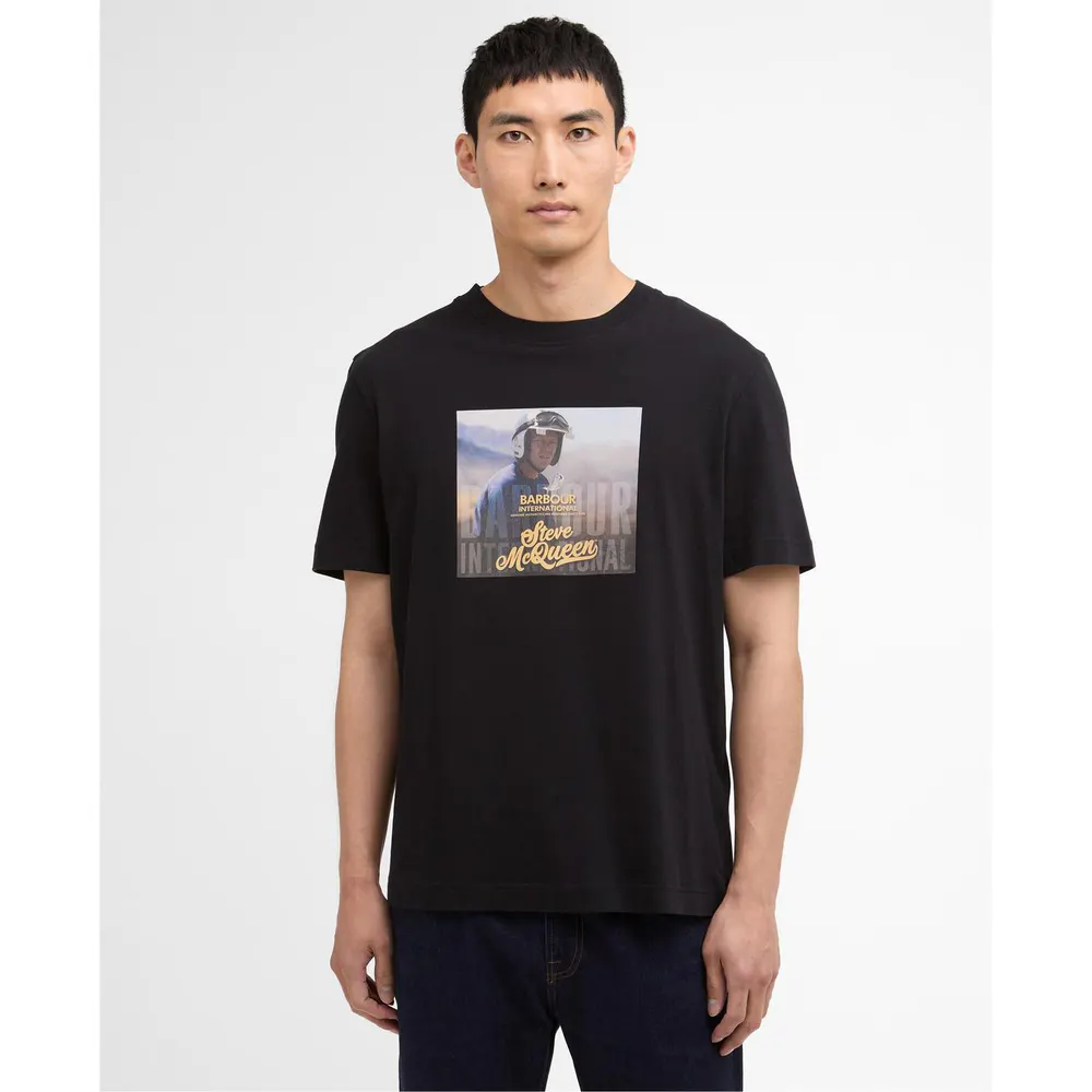 Barbour International Mens Walde Graphic T-Shirt detail 2