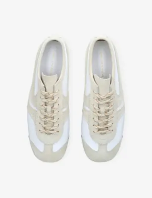 DRIES VAN NOTEN Dustin Leather Trainers - EUR 44.5 / 10.5 UK MEN in WHITE/OTH, additional product view 2
