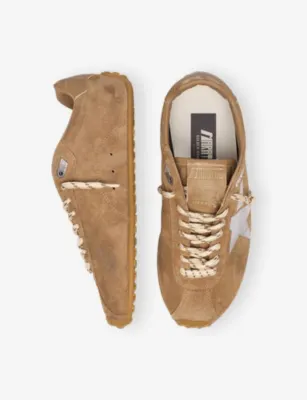 GOLDEN GOOSE Marathon Speed 15331 Suede Trainers - EUR 41 / 7 UK MEN in BEIGE COMB, additional product view 2