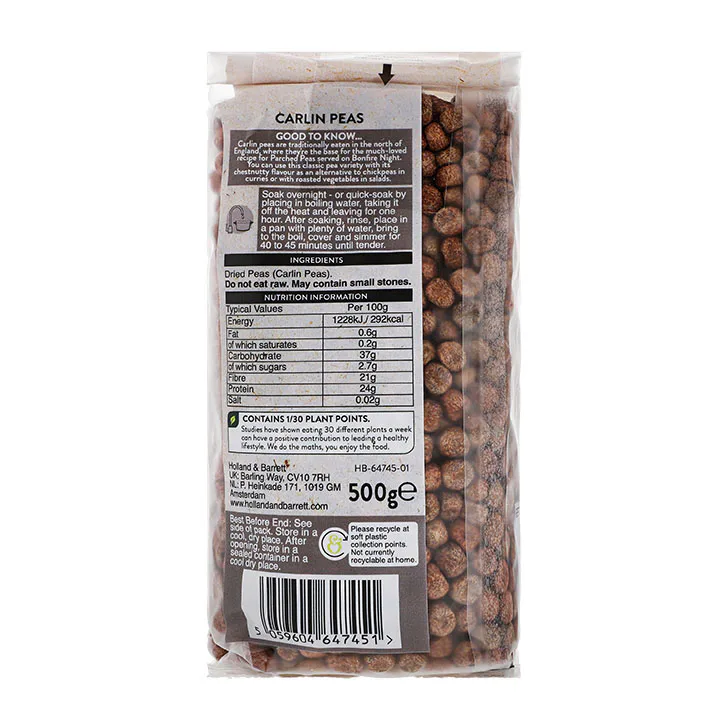 For Him Carlin Peas 500g detail 2