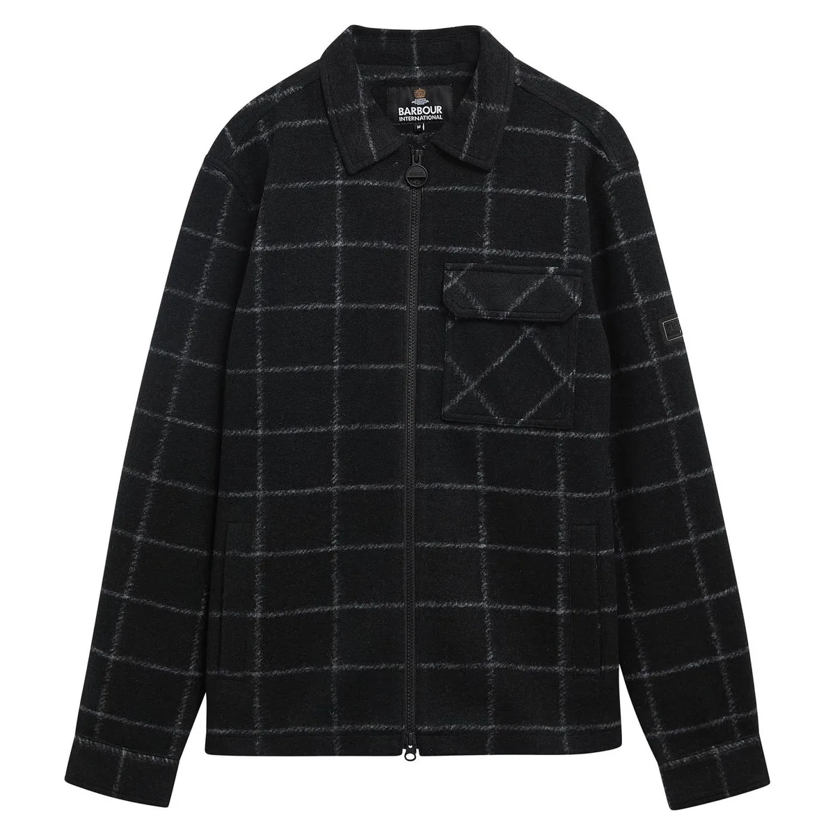 Barbour International Men's Payne Fleece Wool Overshirt