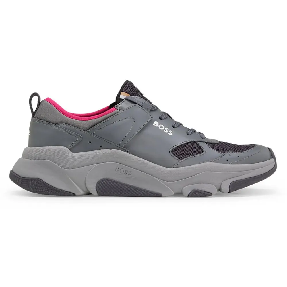 Boss Men's Asher Runners Casual Low-Top Trainers
