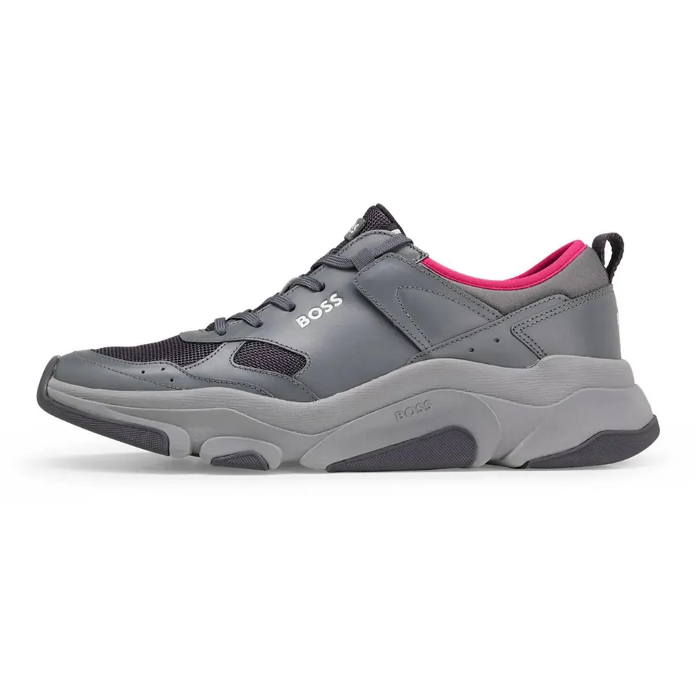 Boss Men's Asher Runners Casual Low-Top Trainers detail 2