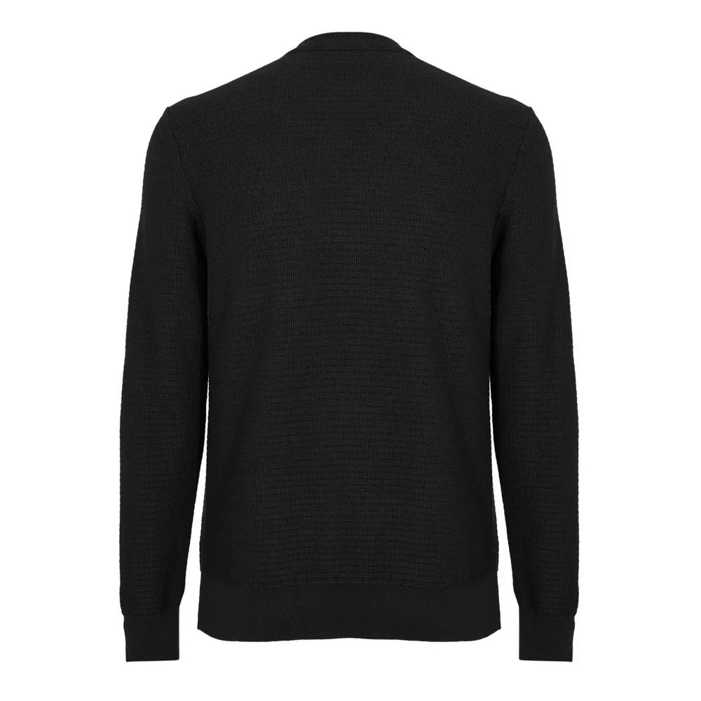 Boss Mens BOSS ORANGE Cotton-Cashmere Long Sleeve Crew Neck Jumper (Anion) detail 2
