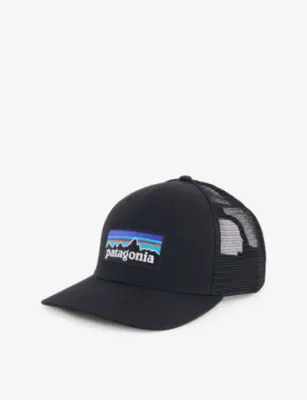 PATAGONIA P-6 Logo Trucker brand-patch cotton baseball cap