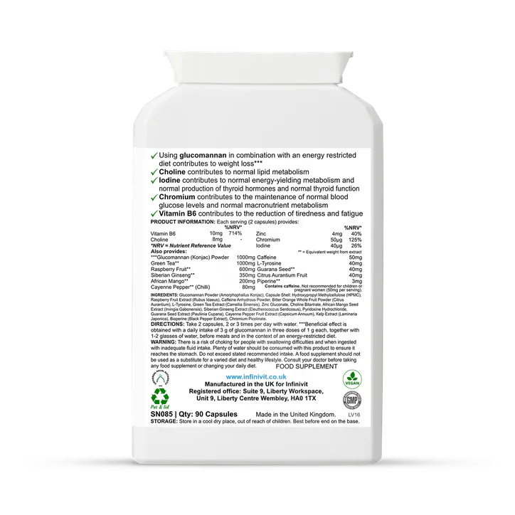 InfiniVit ThermoBurn 90 Capsules detail 2